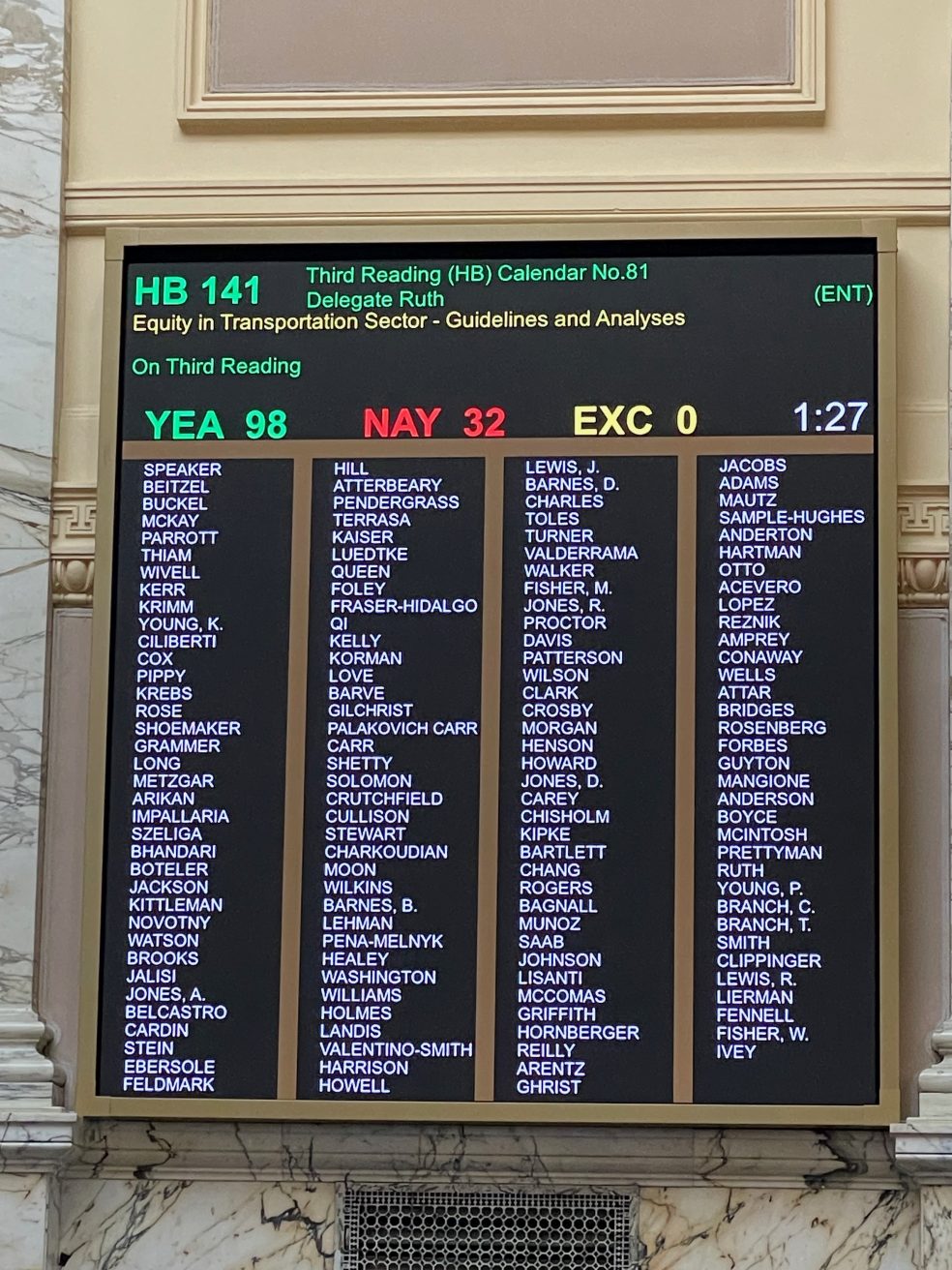 Crossover Day Delegate Sheila Ruth