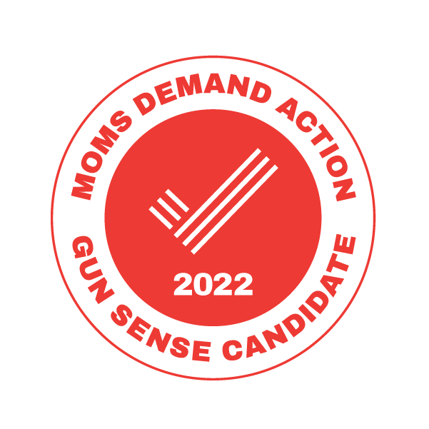 2022 Moms Demand Action Gun Sense Candidate distinction.